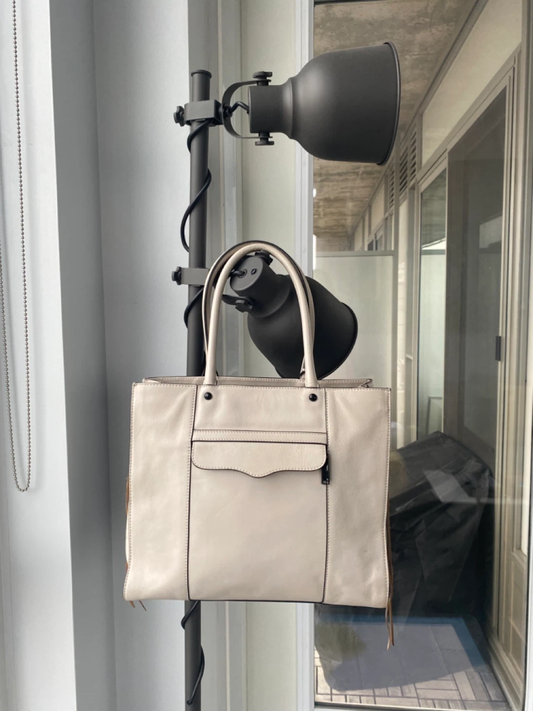 Rebecca Minkoff White Leather Shoulder Bag