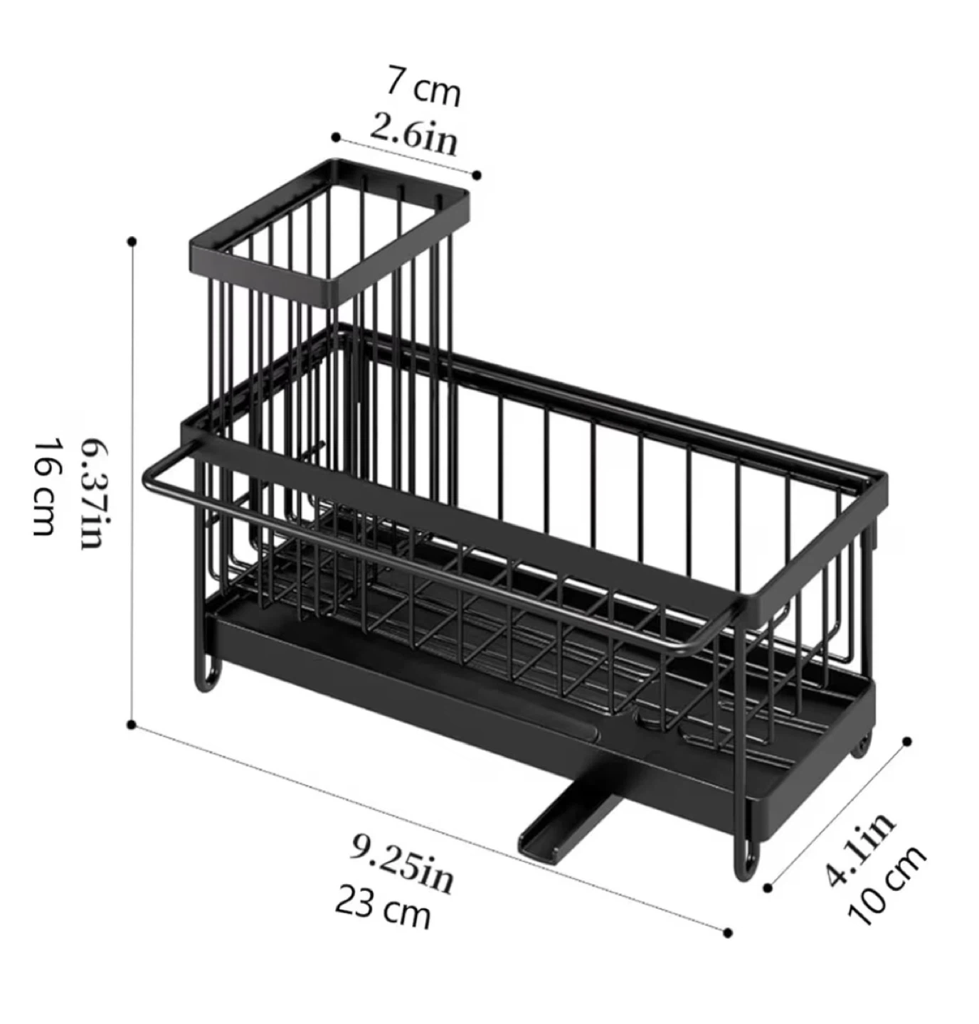 BRAND NEW Kitchen Sink Caddy Organizer, Black - photo 4