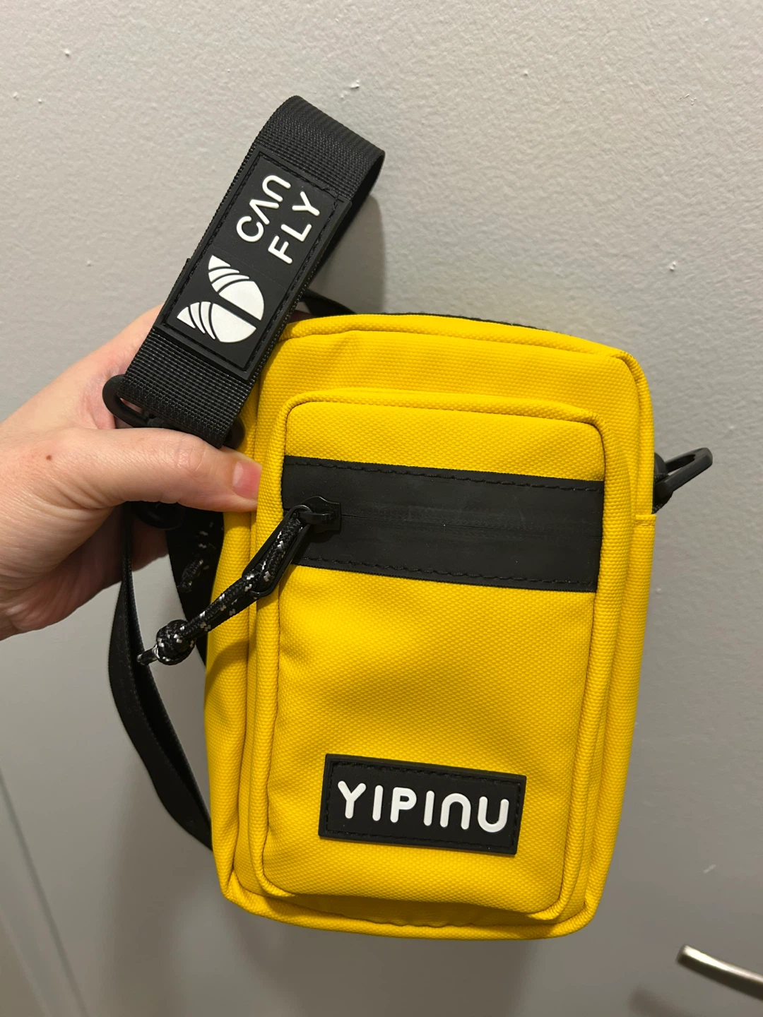 Brand New YIPINU Waterproof Sport Crossbody Bag - Yellow (NWT)