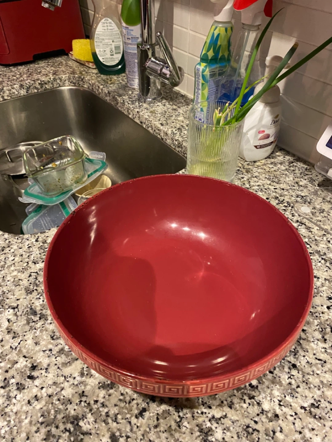🧡 11 Inch Diameter Terracotta Red Fruit Bowl - photo 2