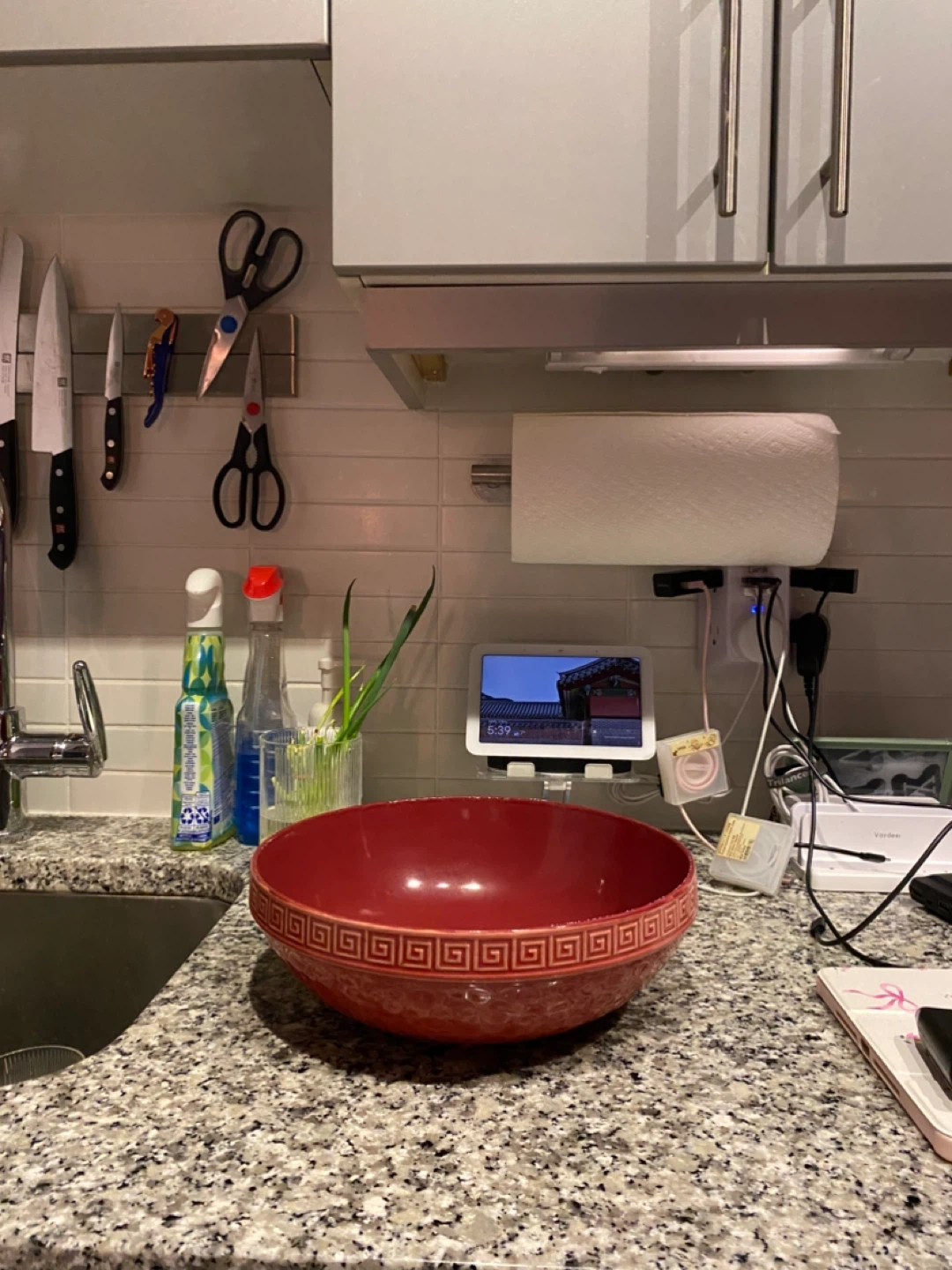 🧡 11 Inch Diameter Terracotta Red Fruit Bowl - photo 3