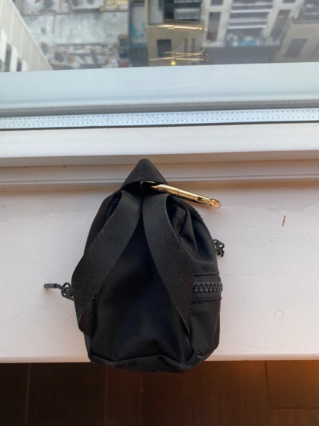 Lululemon Black Mini Backpack Keychain - photo 2