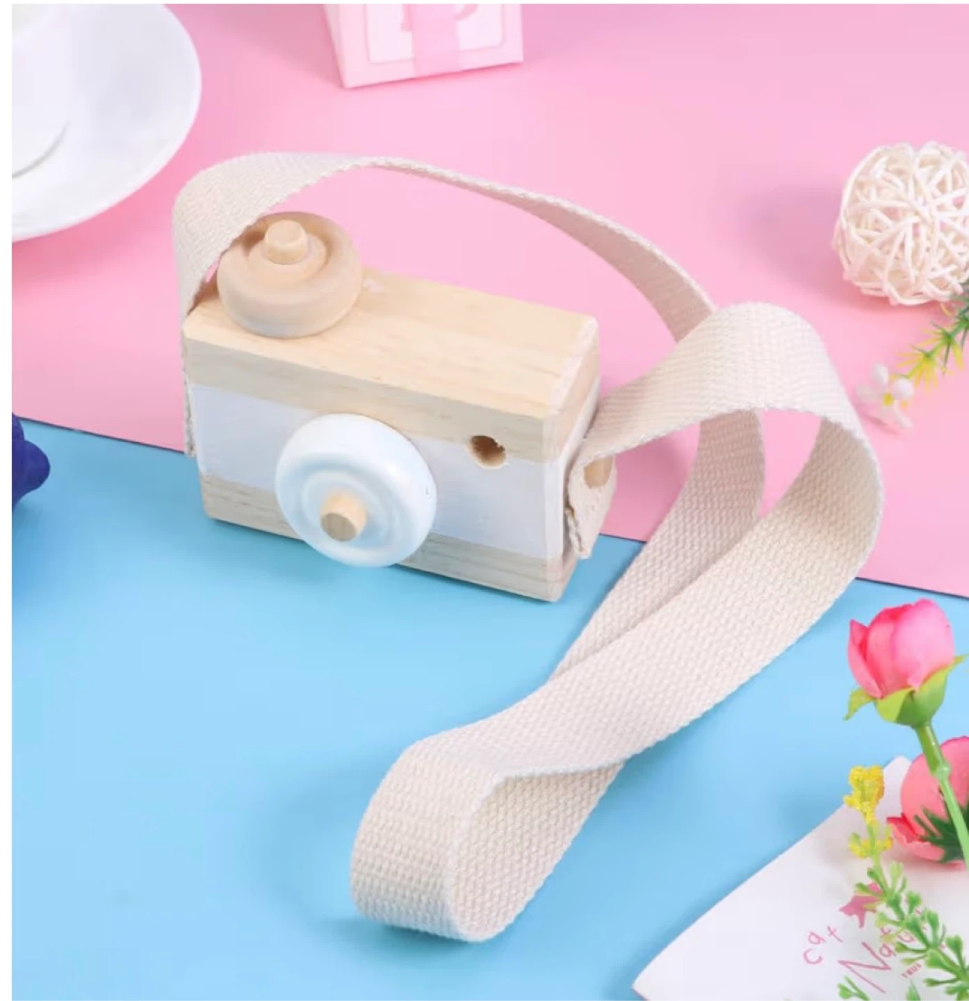Wooden camera toy prop - photo 5