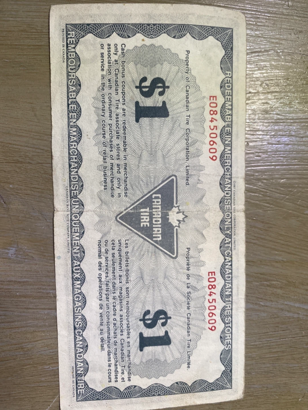 Canadian Tire $1 Cash Bonus Coupon - photo 2