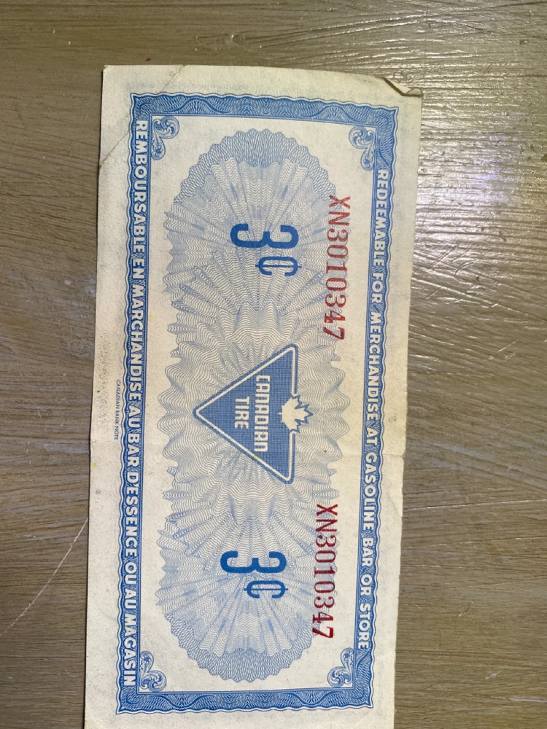 Canadian Tire 3¢ Cash Bonus Coupon - photo 2