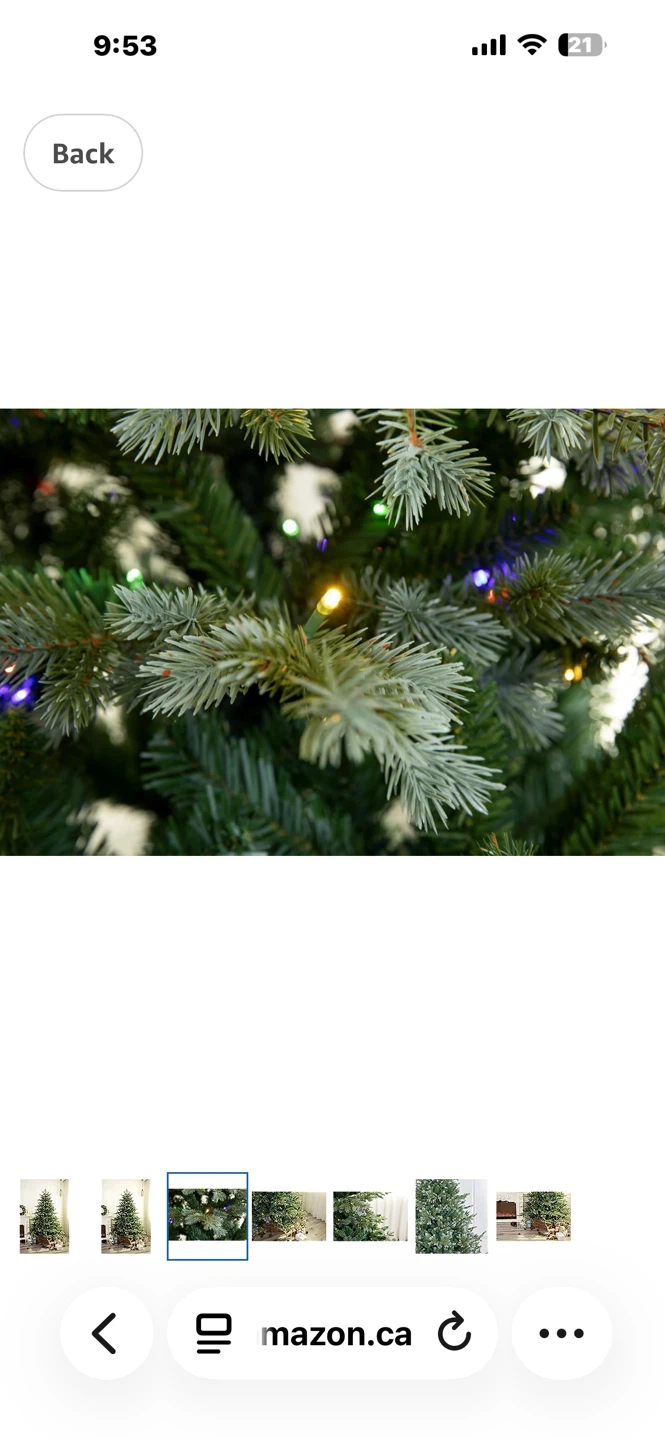 Artificial Christmas Tree with Lights - photo 2