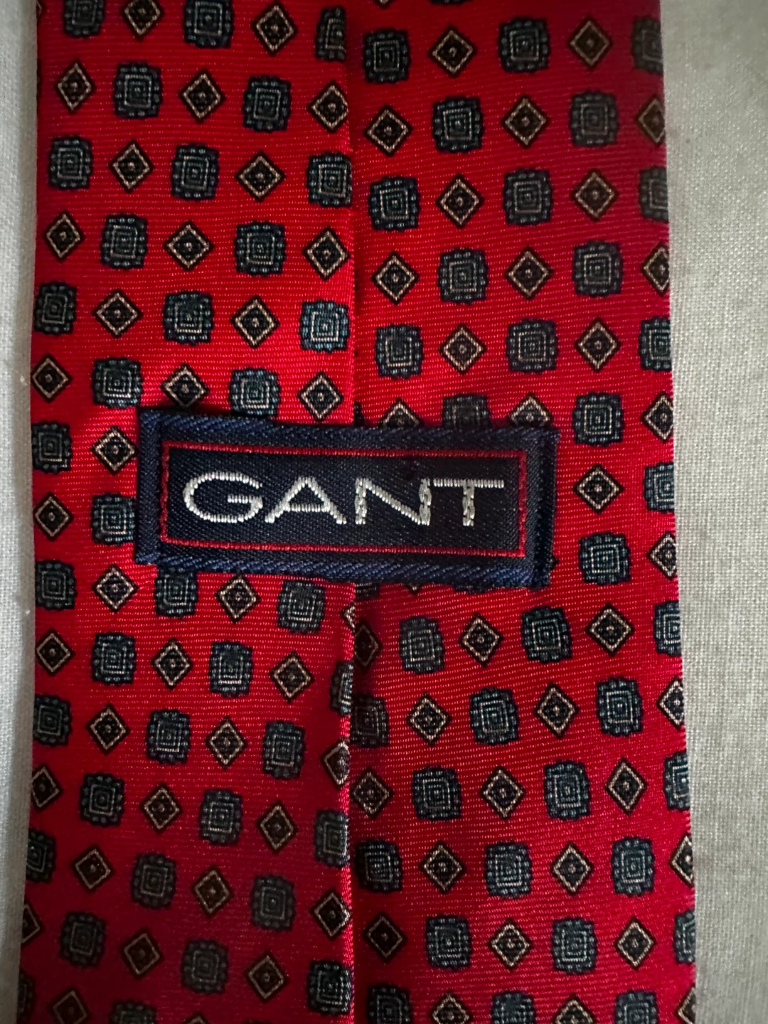 GANT Silk Tie - Red Pattern - photo 3