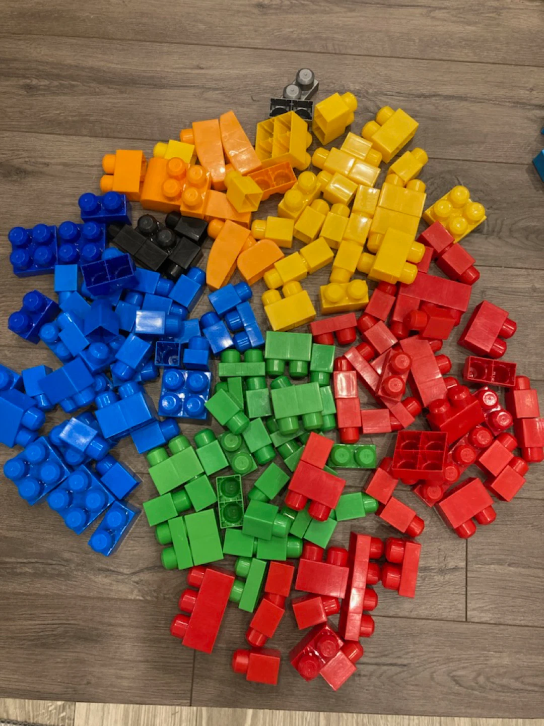 Mega Building Blocks. 276 blocks total.