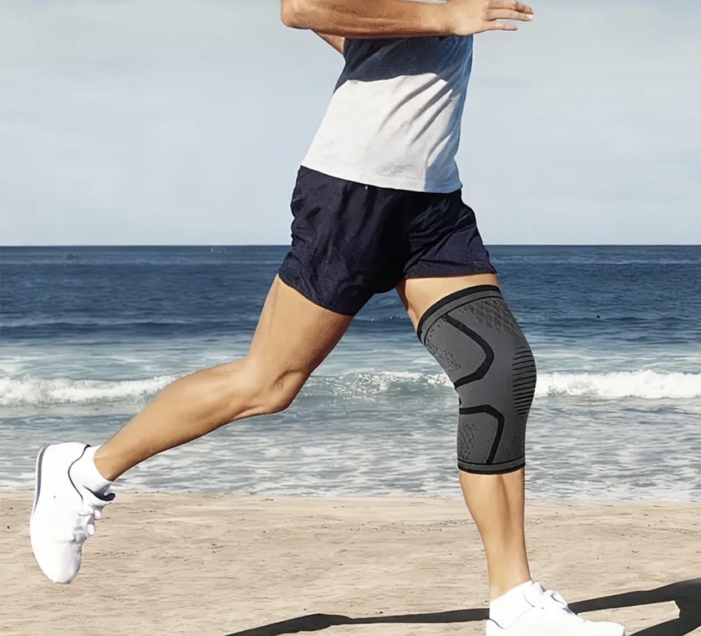 Brand New-Elastic Washable Compressible Knee Sleeve - Size M - photo 2