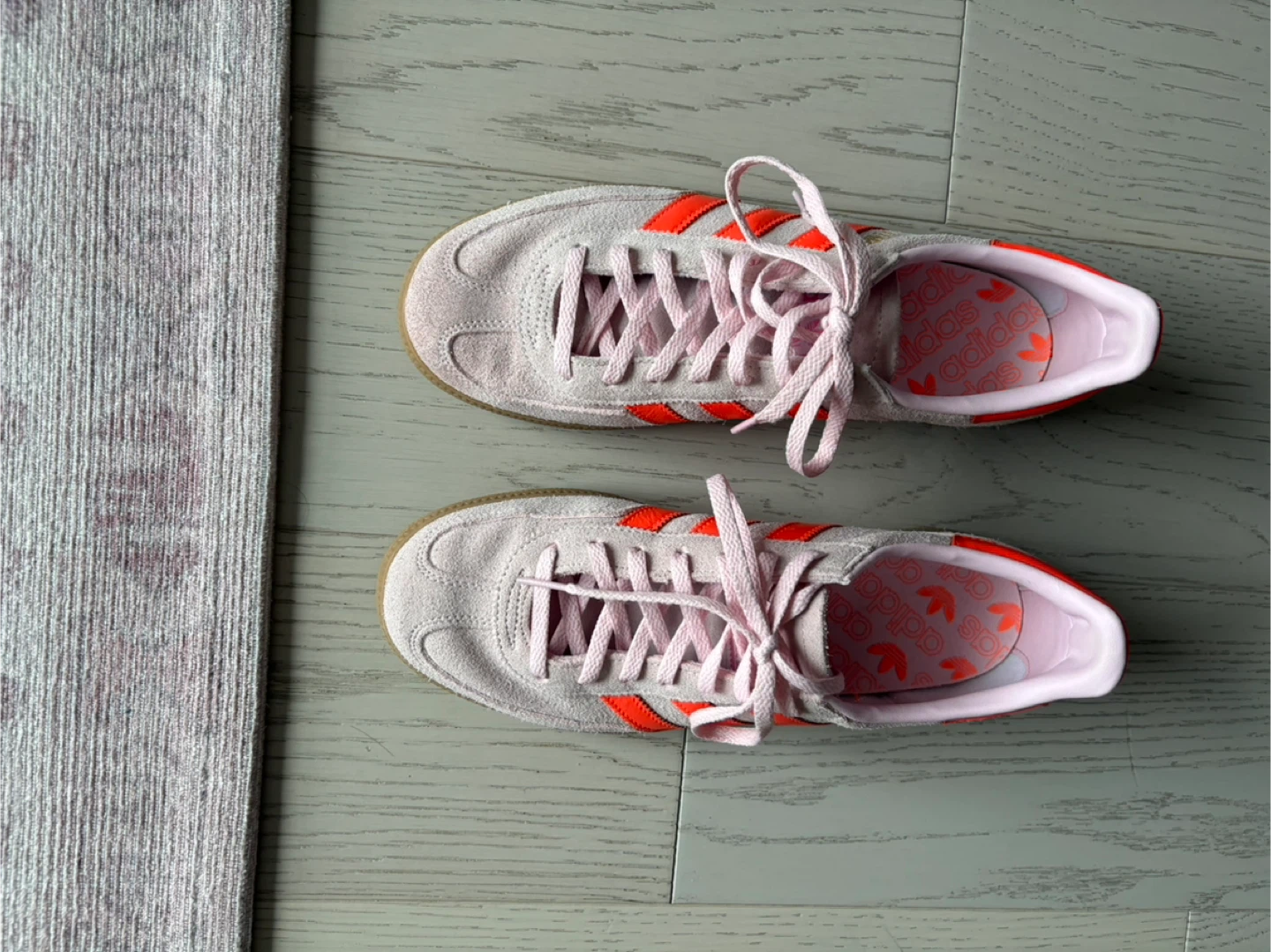 Adidas Spezial Pink/Orange, Size 8 - photo 3