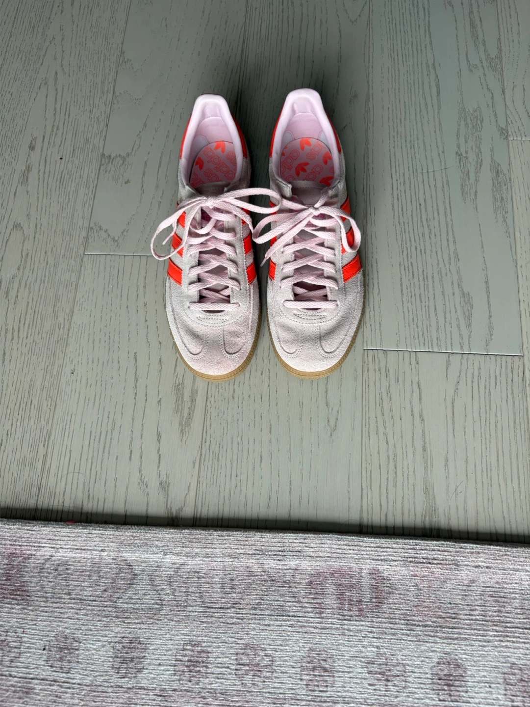 Adidas Spezial Pink/Orange, Size 8 - photo 2