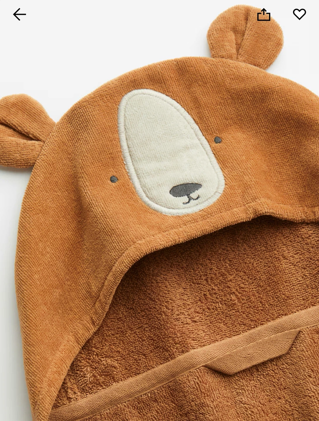 Bear hooded bathtowel - photo 2