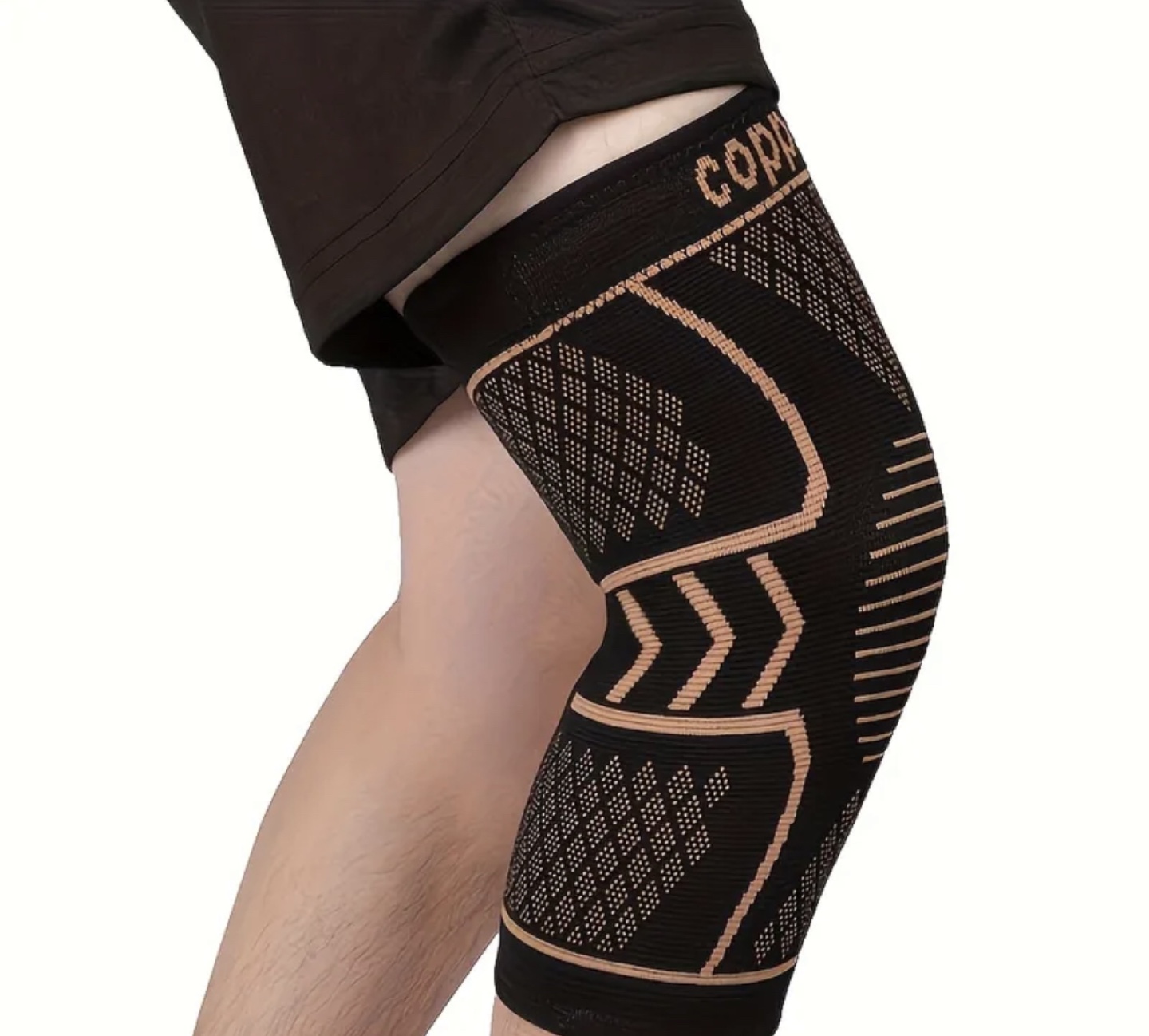 Brand New-Copper Knee Compression Sleeve - Size M - photo 3