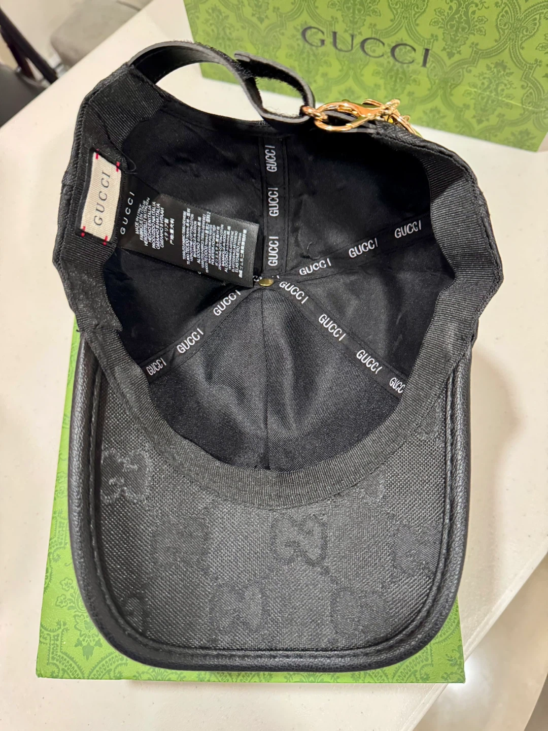 Gucci Black GG Canvas Baseball Hat - Includes Box! - photo 4