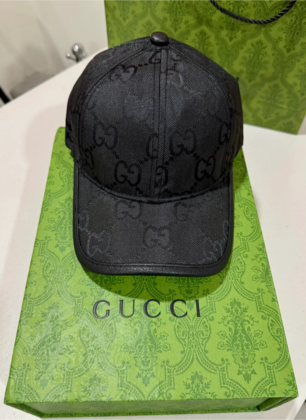 Gucci Black GG Canvas Baseball Hat - Includes Box! - photo 3
