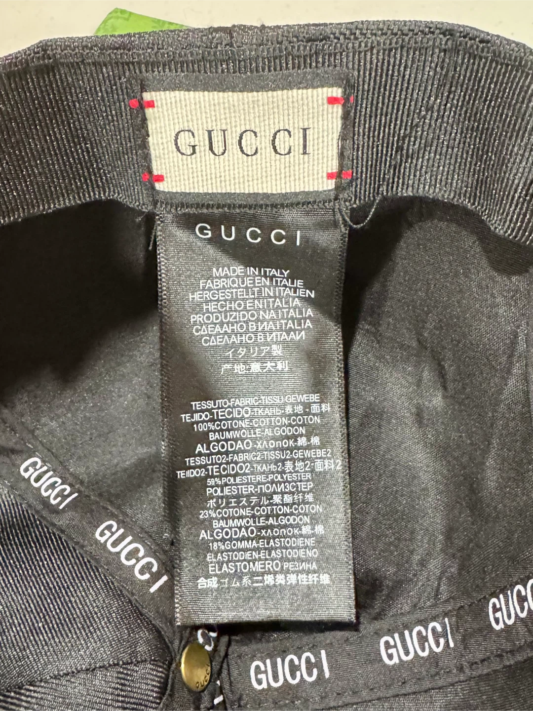 Gucci Black GG Canvas Baseball Hat - Includes Box! - photo 5