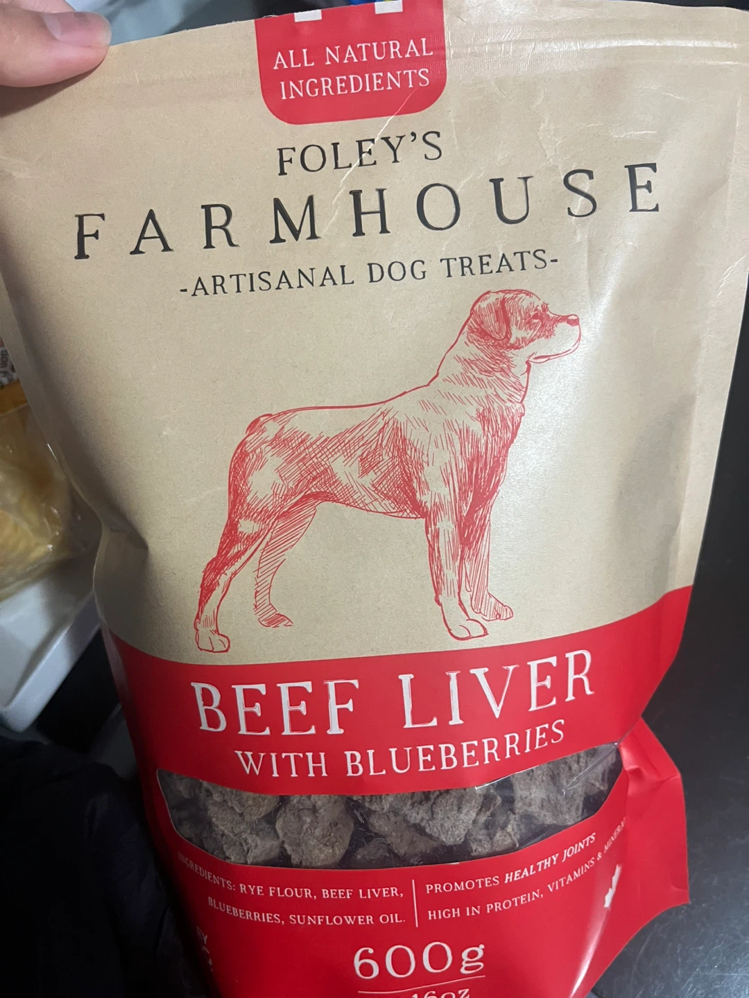 Foley's Farmhouse Beef Liver Dog Treats - 600g