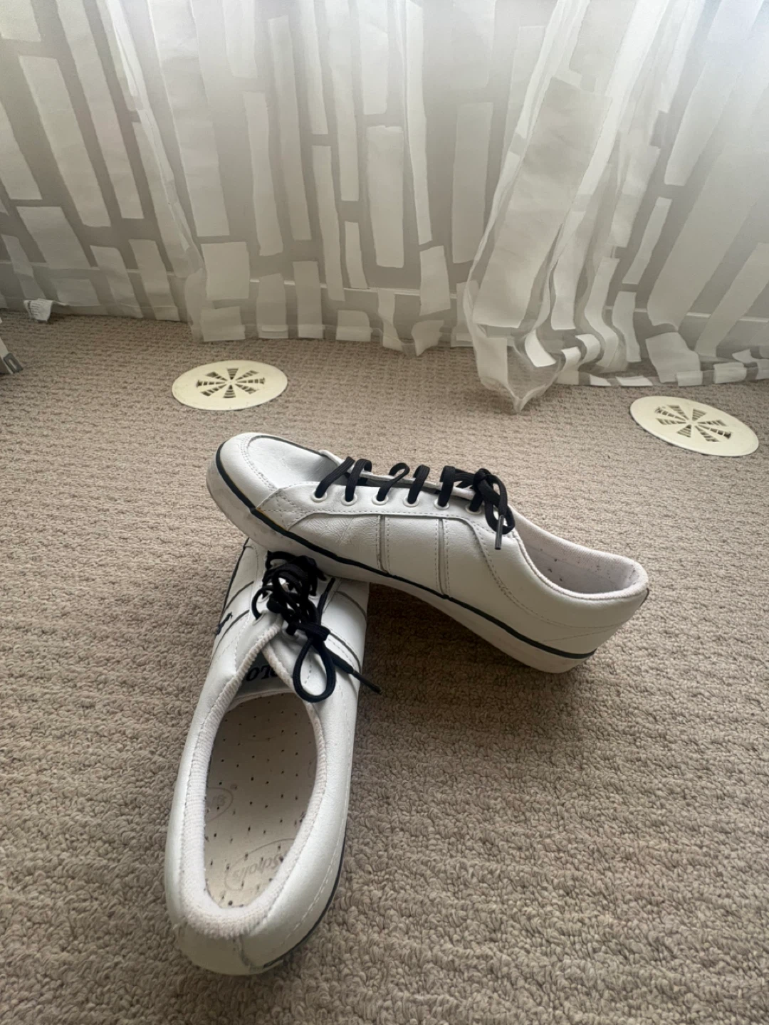 Polo Ralph Lauren White Leather Sneakers - Size 10 - photo 5