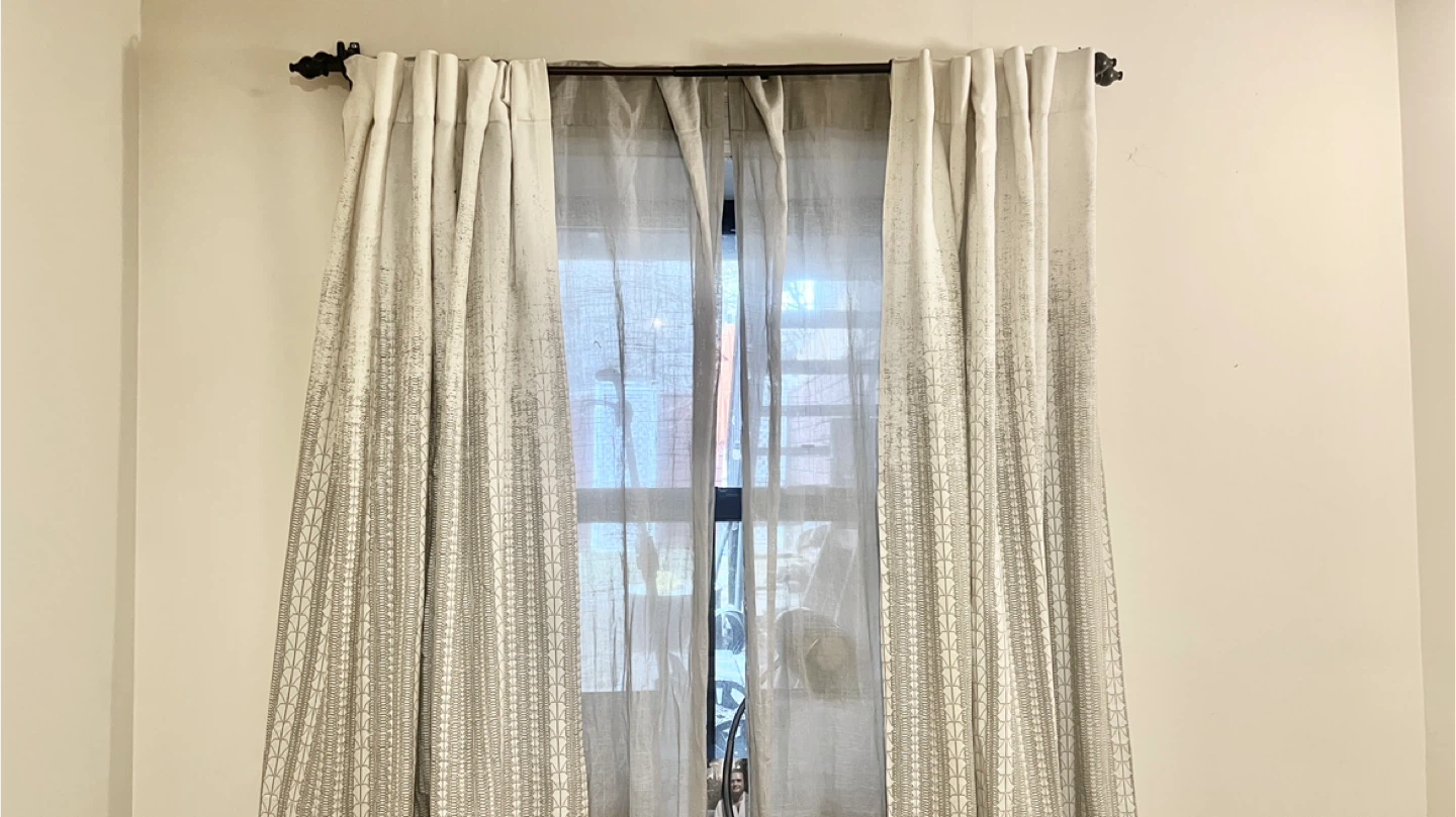 West Elm Curtain Set - Sheer & Light Filtering