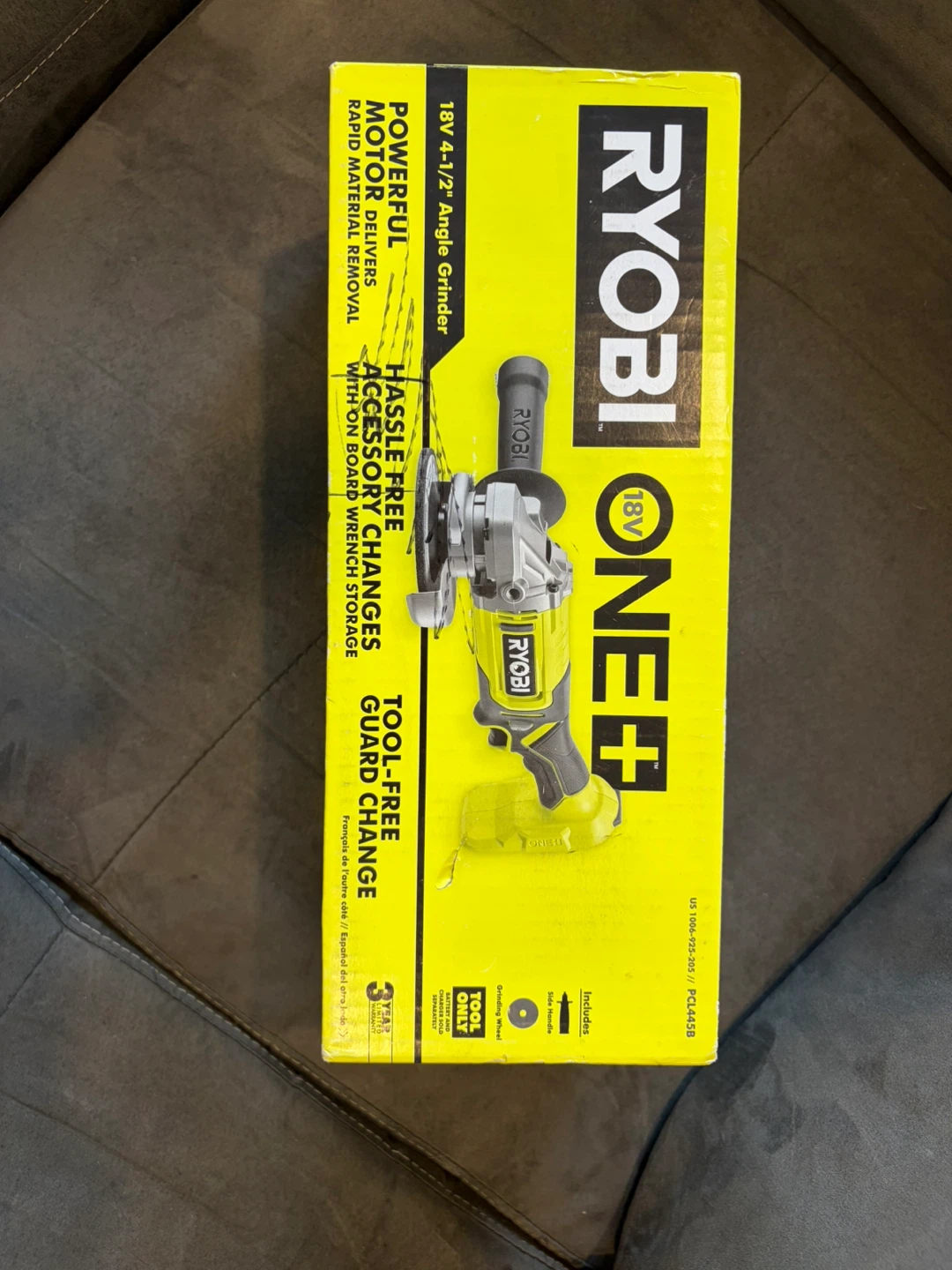 Ryobi ONE+ 18V 4-1/2" Angle Grinder - New in Box! - photo 2