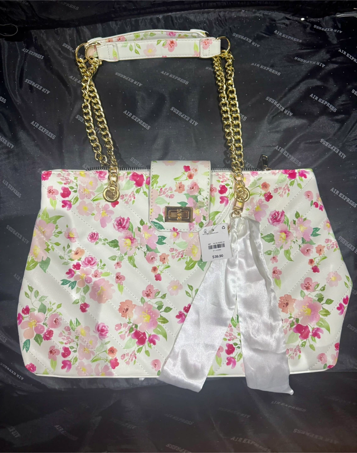 Ardene Floral Quilted Handbag - New with Tags!