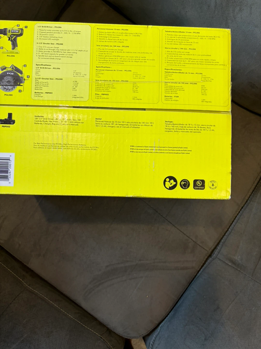 Ryobi ONE+ 18V 2-Tool Combo Kit - New - photo 3