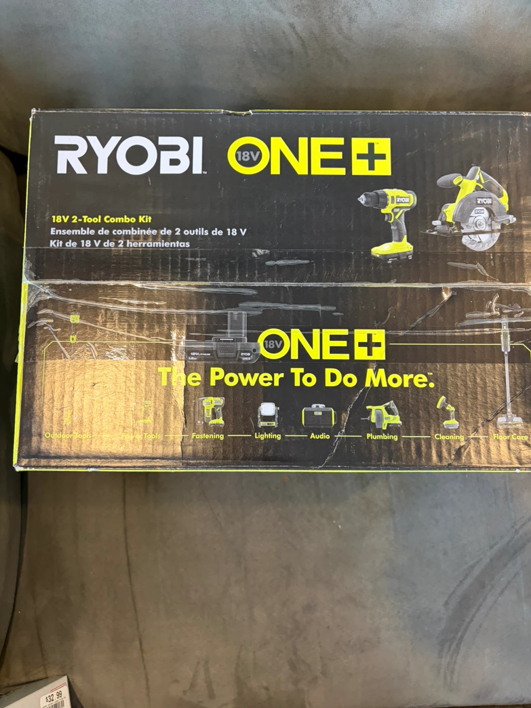 Ryobi ONE+ 18V 2-Tool Combo Kit - New - photo 2