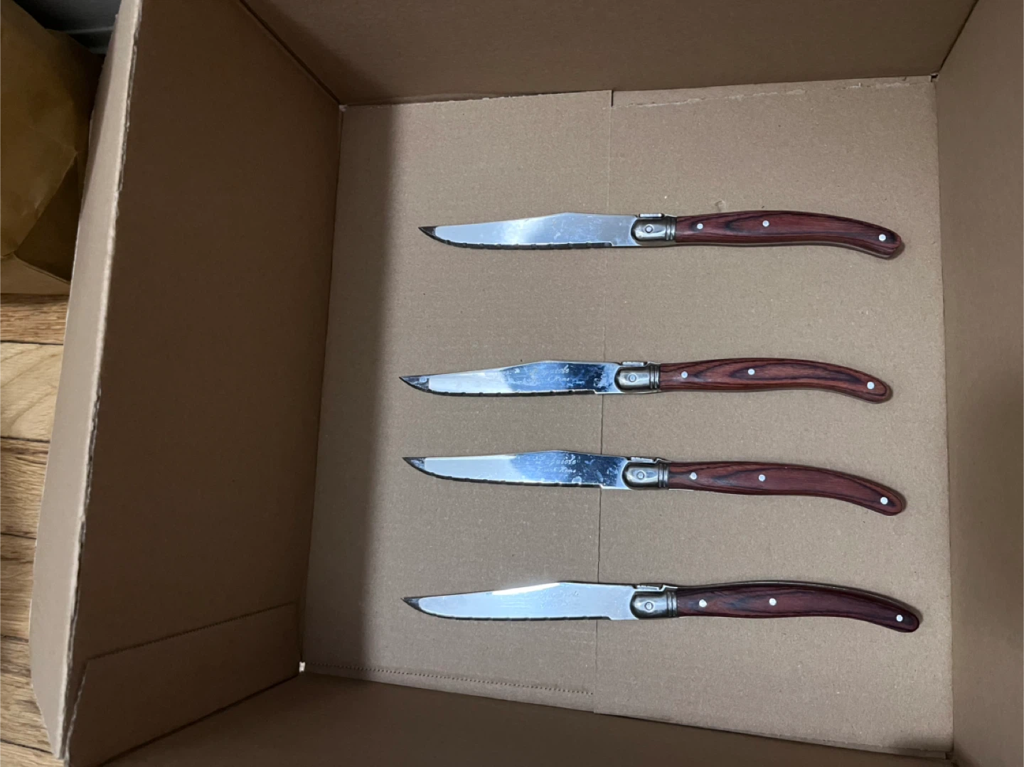 Laguiole steak knives set of 4