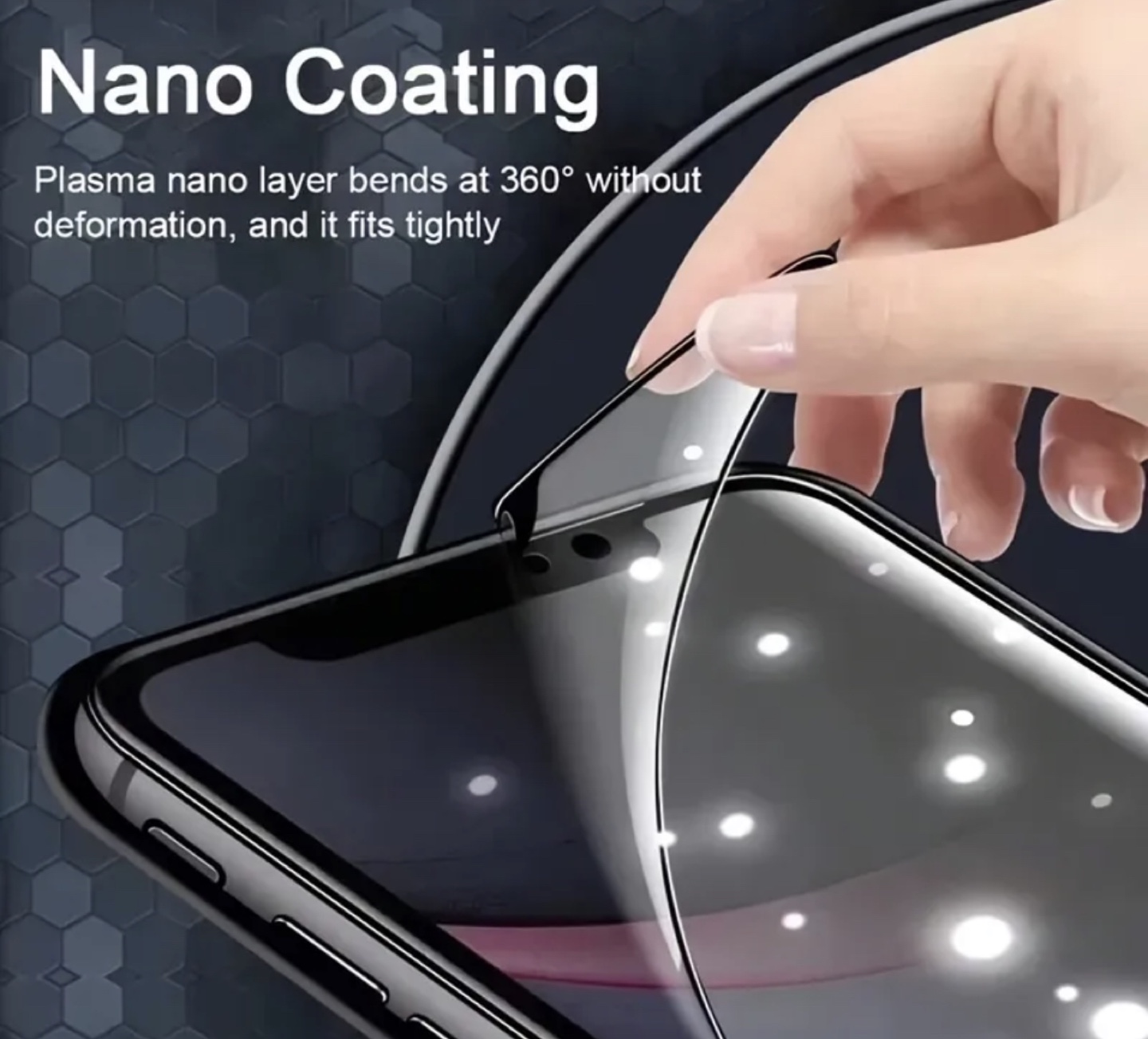 Brand New-ANBILI Anti-Spy Privacy Screen Protector-iPhone 12 pro - photo 4