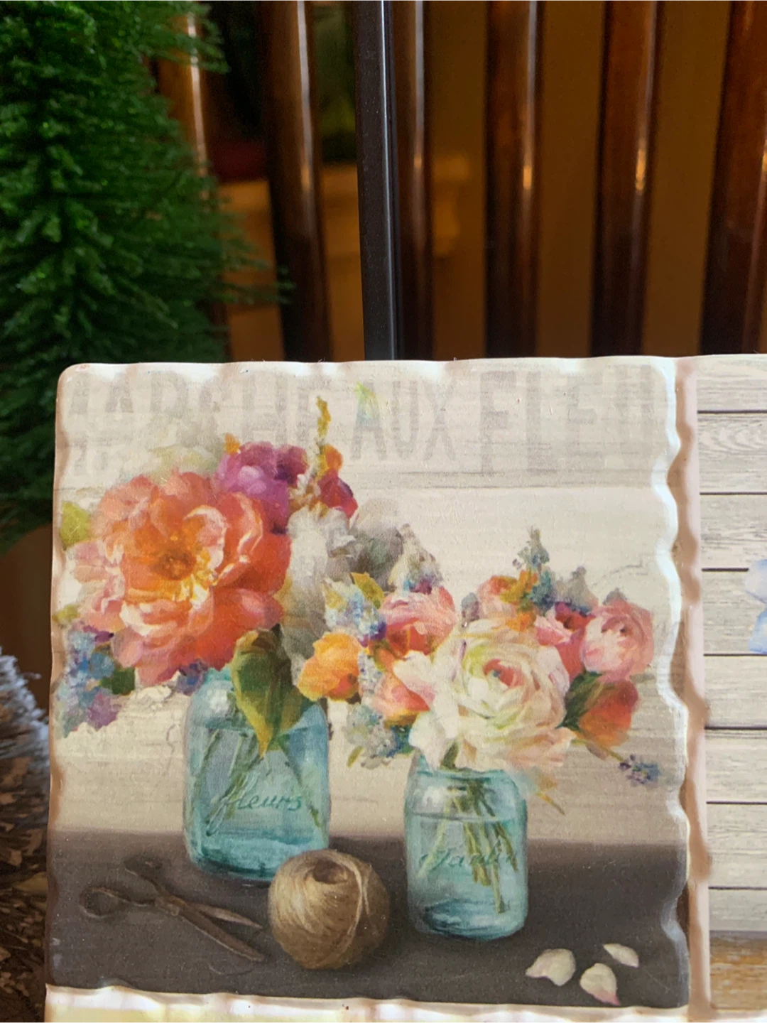 Garden Floral Tile Trivet - photo 5