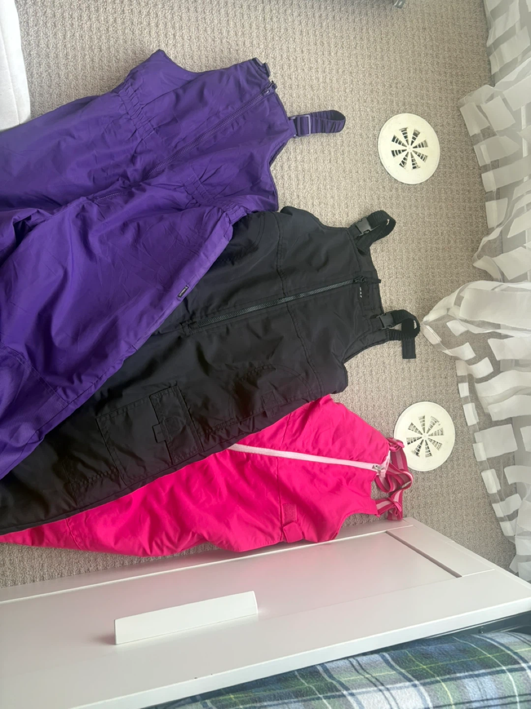 Kids' Snow Bibs - Black,purple and pink - photo 4