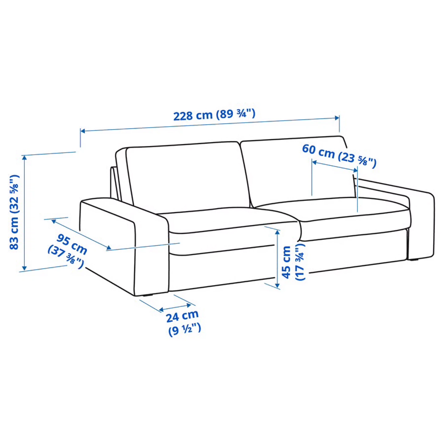 IKEA kivik sofa + 2 covers - photo 5