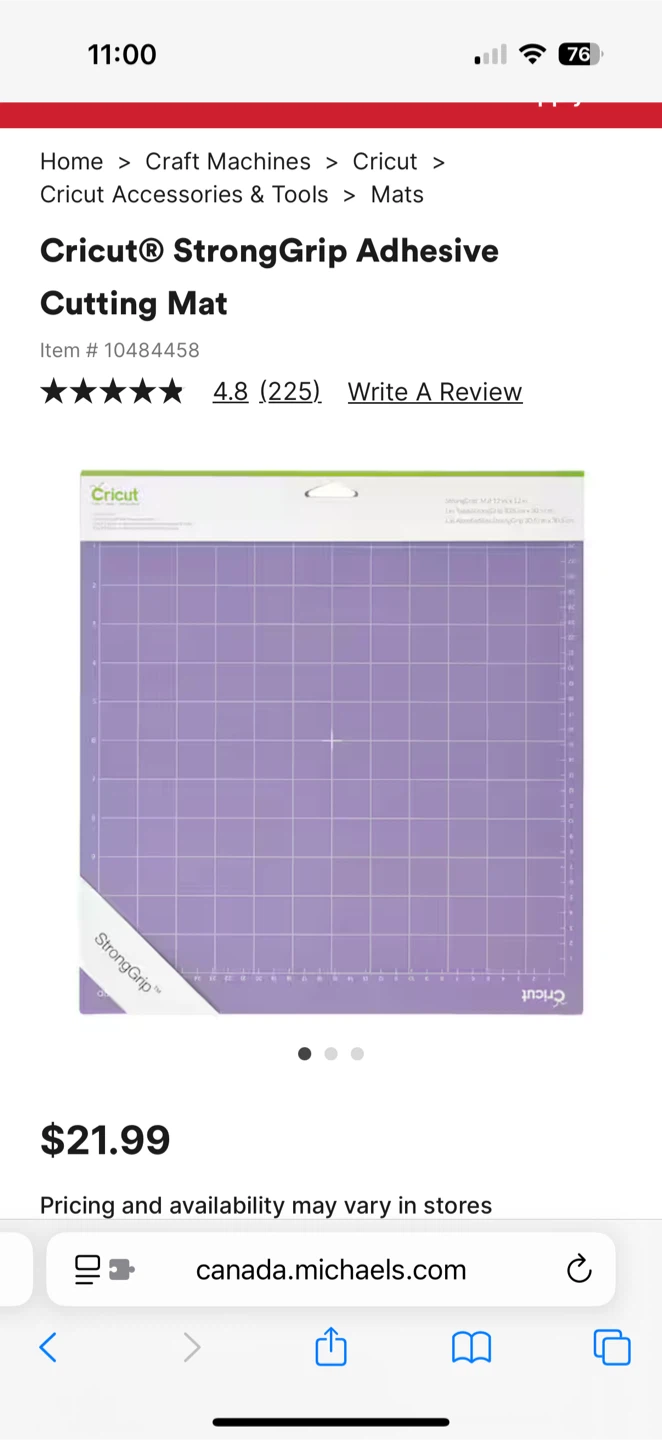 New Cricut Strong Grip Mat - photo 2