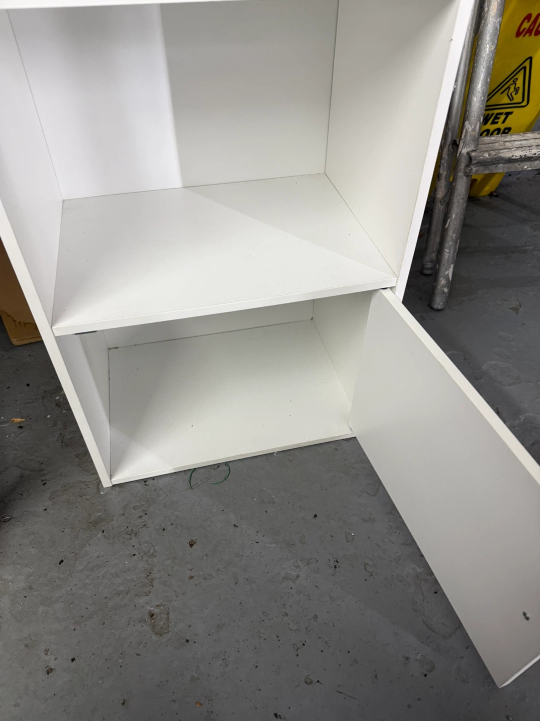 White Storage Cabinet - photo 3