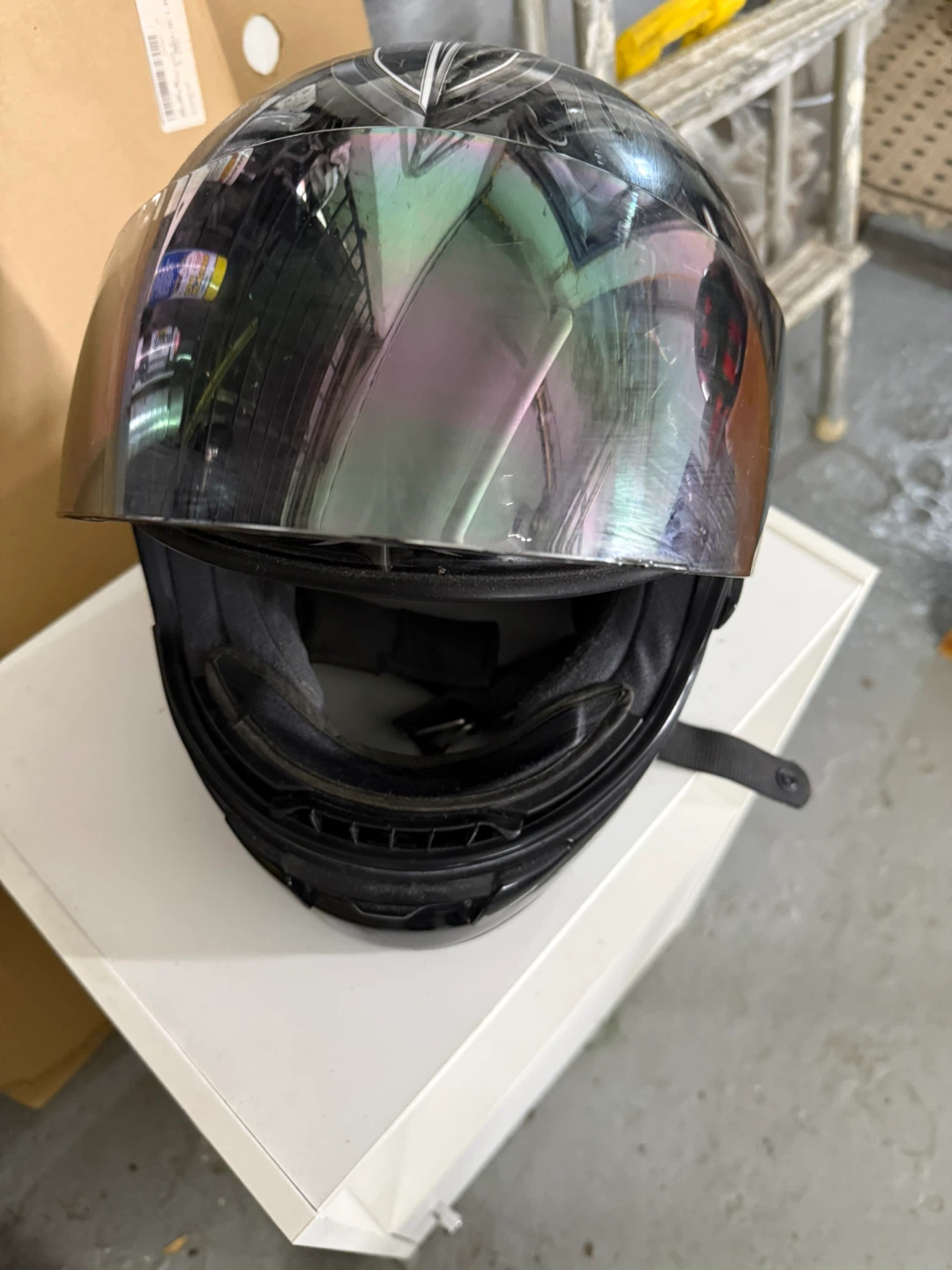 SHOEI Motorcycle Helmet Red/Black - photo 3