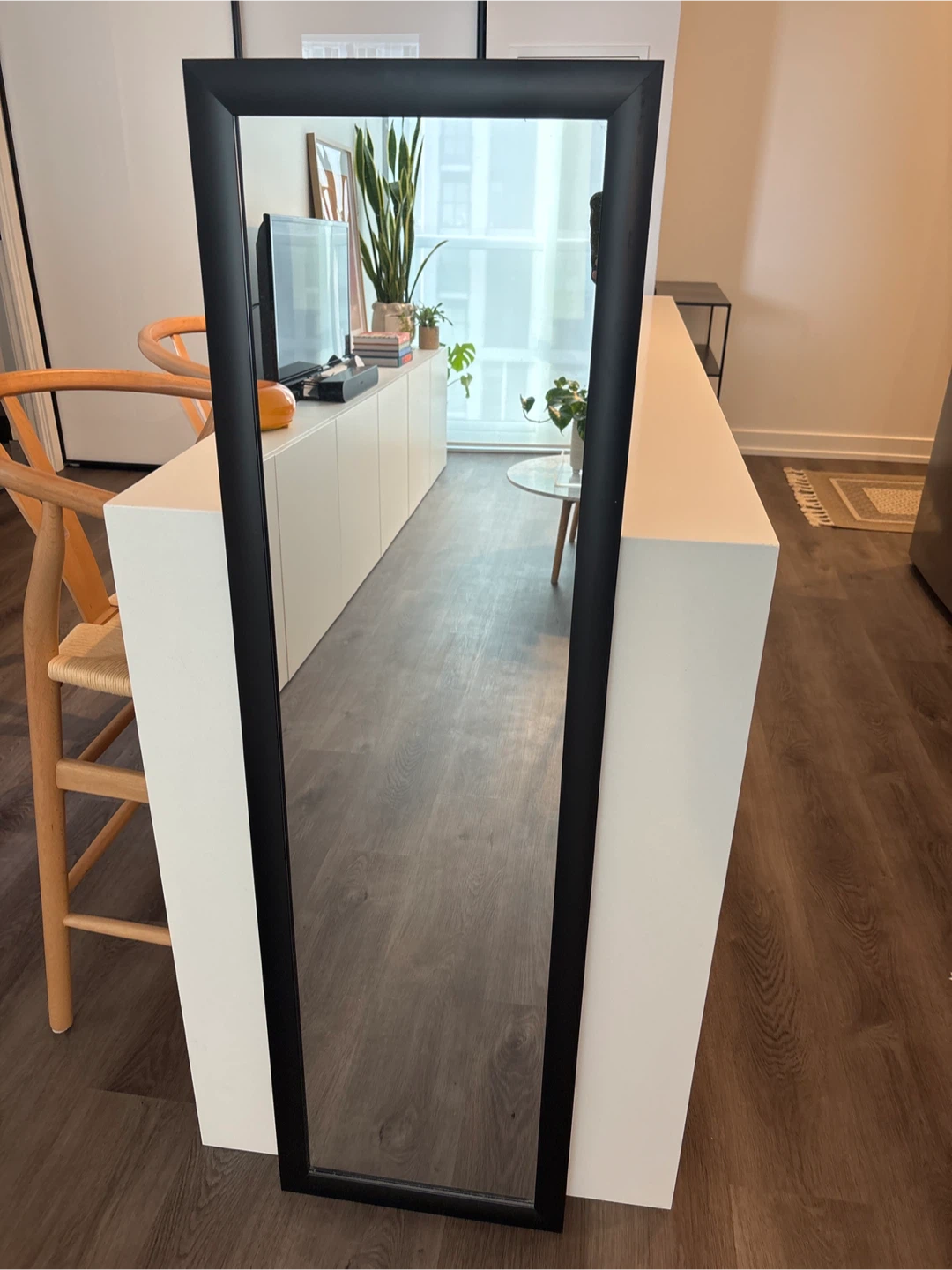 Black Framed Wall Mirror