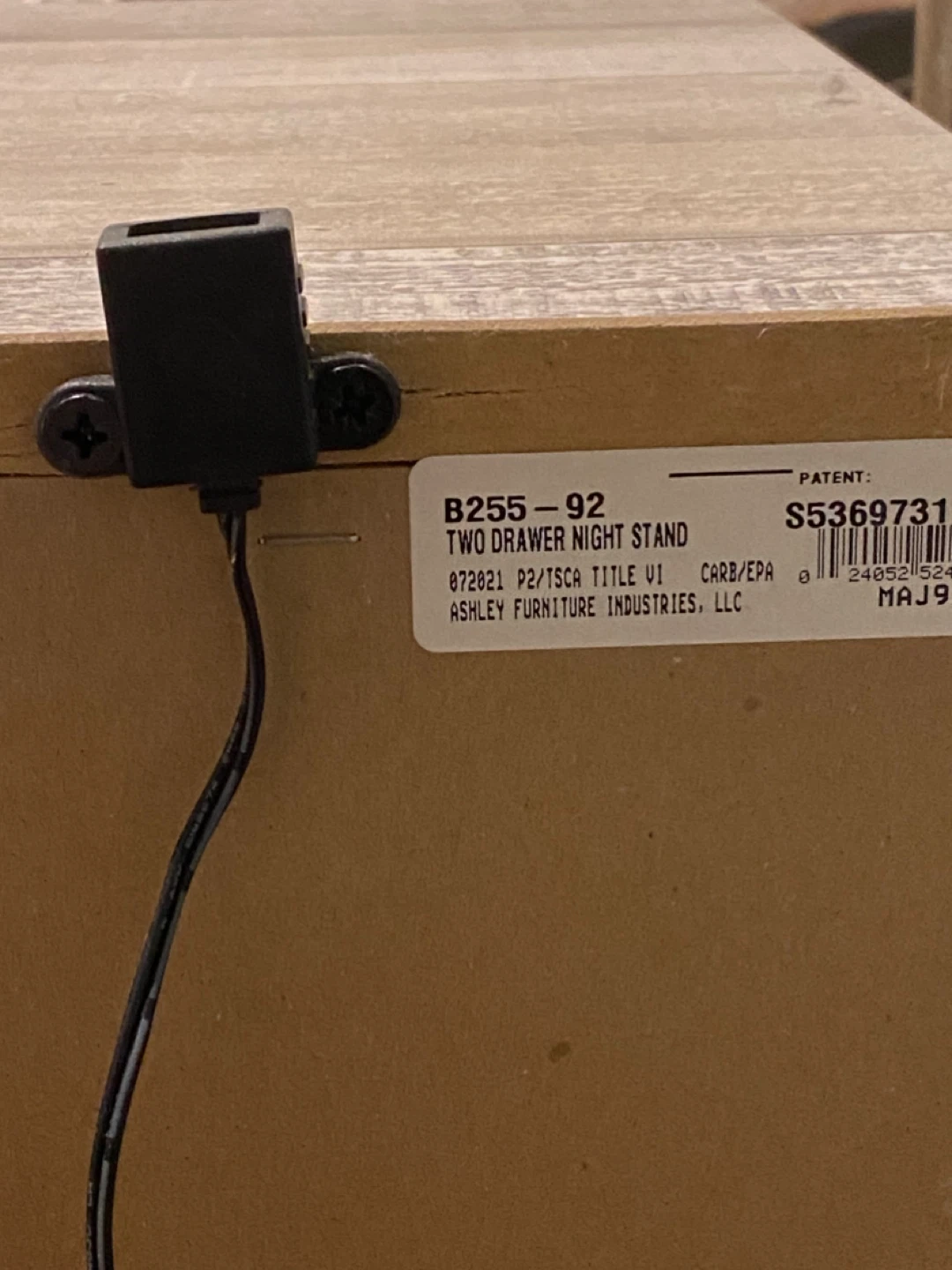 Ashley Furniture Two Drawer Night Stands (Pair) - photo 3