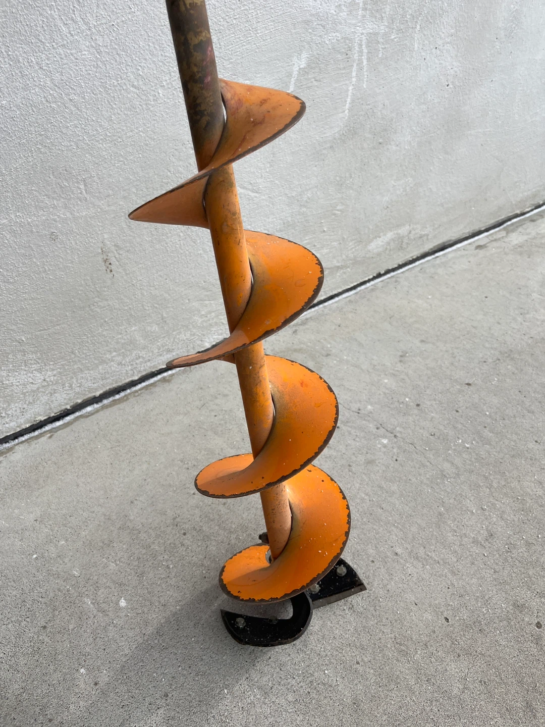 Orange Ice Fishing Auger - photo 2