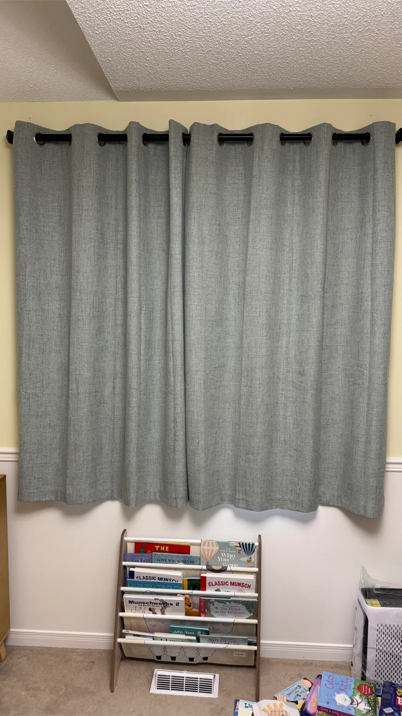 Blackout curtains - 52 across by 63 long (Sage Green) - photo 2