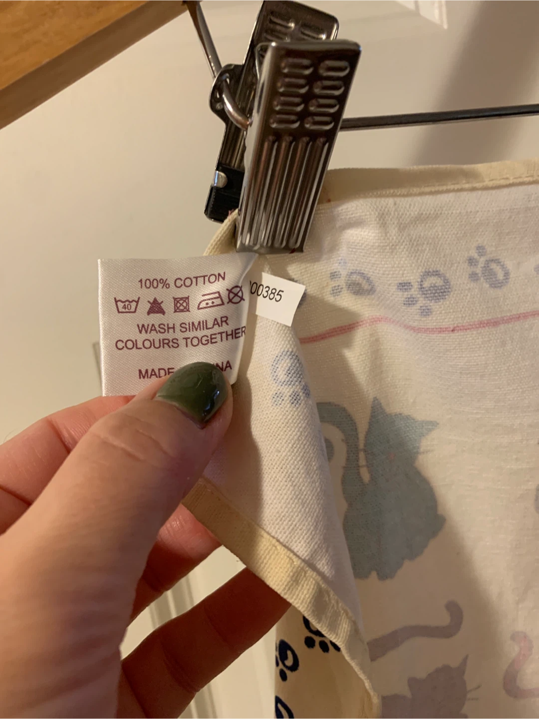 Tartan Tabbies Cotton Tea Towel - photo 5