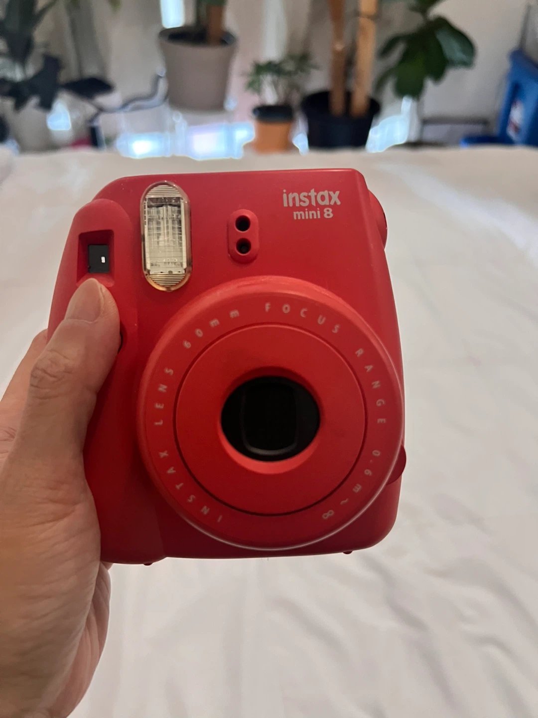 Red Fujifilm Instax Mini 8 Camera