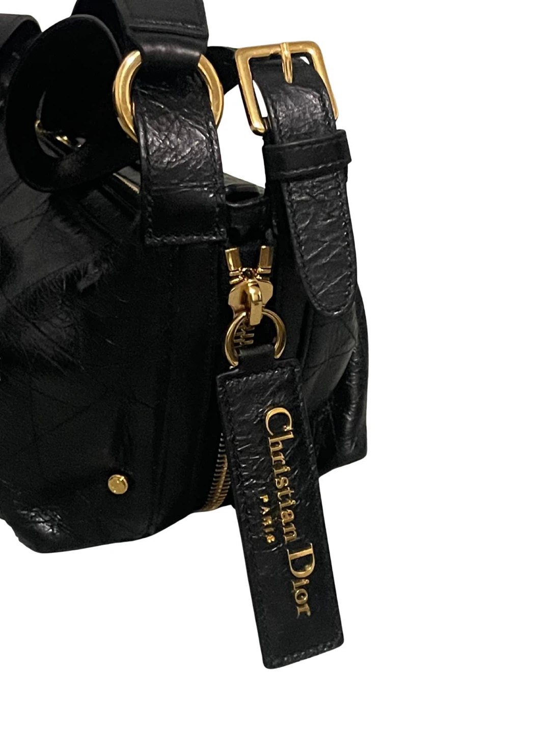 Christian Dior Black Leather Shoulder Bag - photo 3