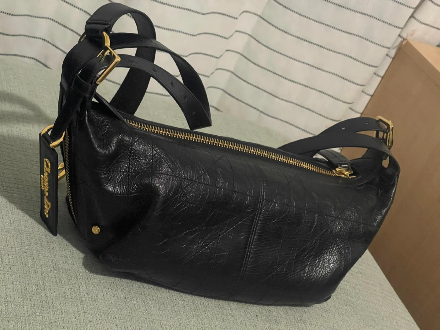 Christian Dior Black Leather Shoulder Bag - photo 5