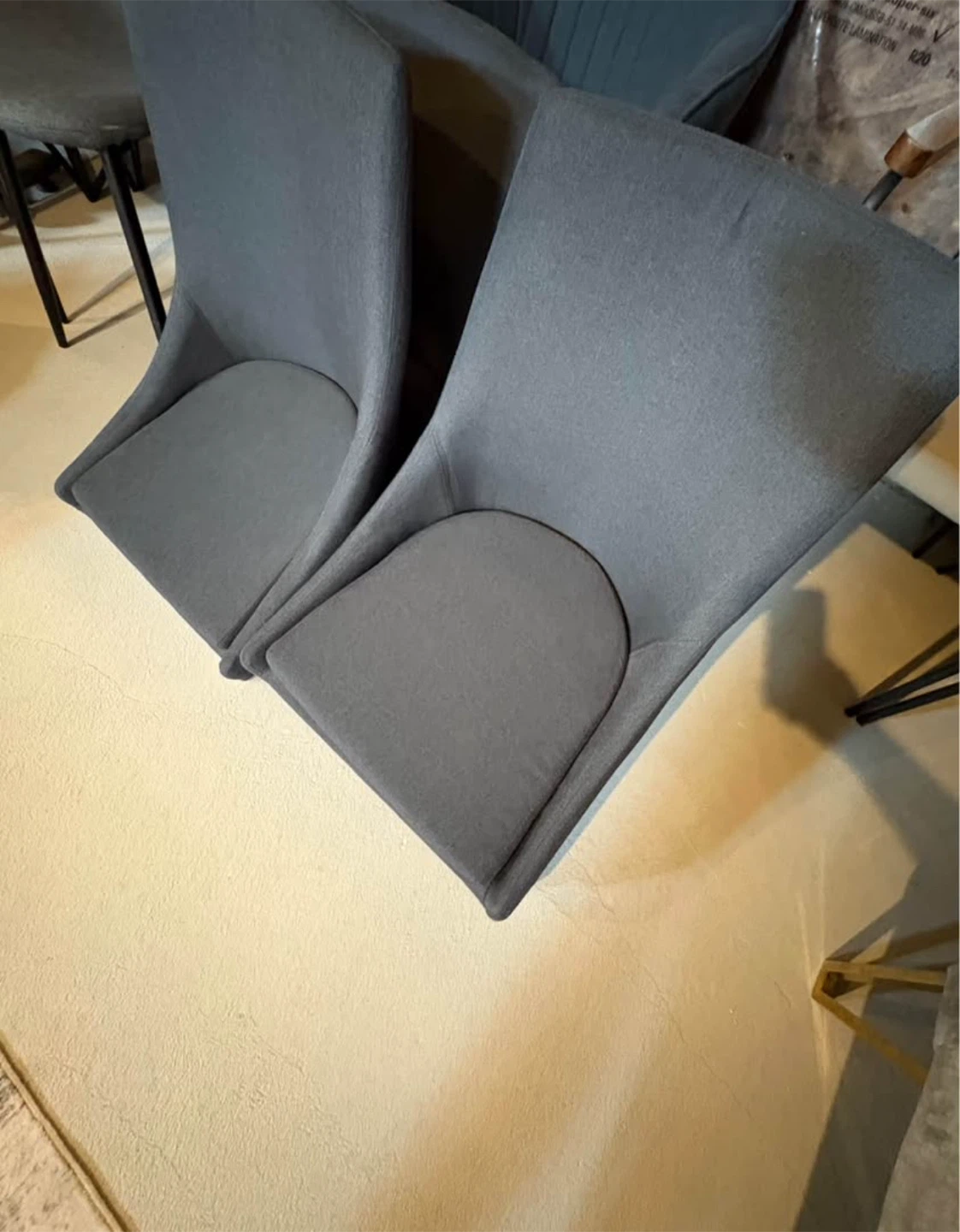 Dining Chairs - Set of 4 - Grey - photo 3