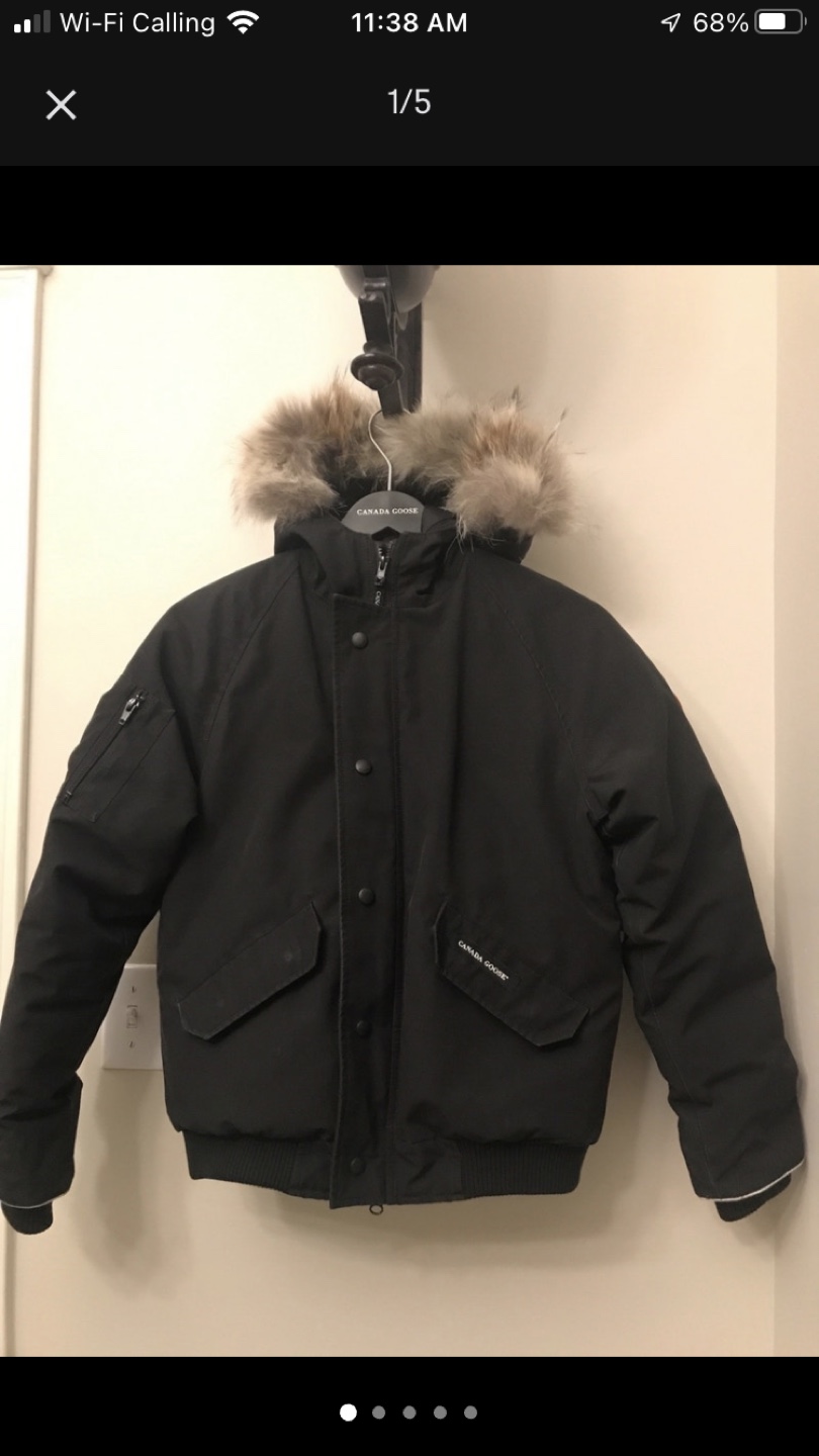 Kid’s Canada Goose Bomber Jacket Size 14-16