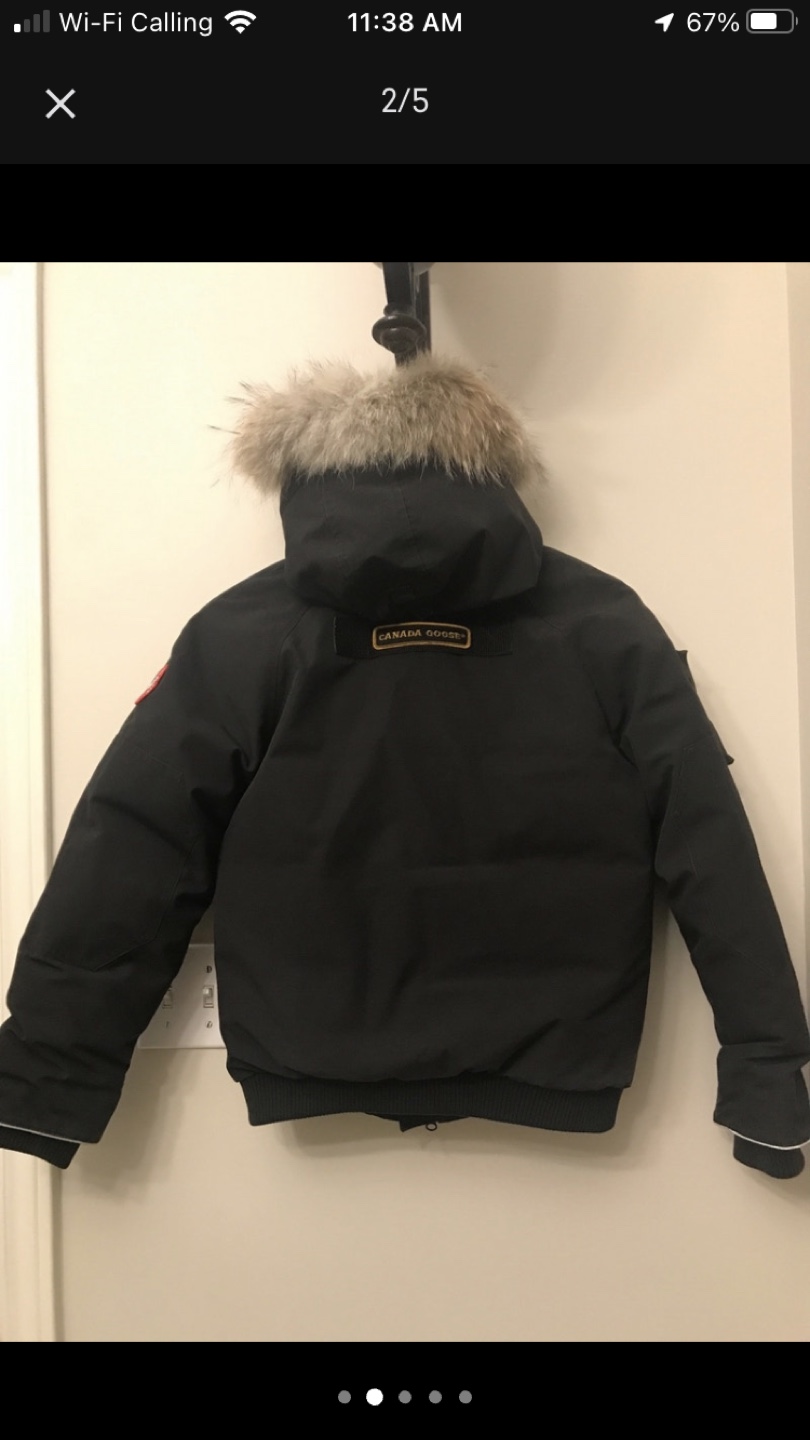Kid’s Canada Goose Bomber Jacket Size 14-16 - photo 2