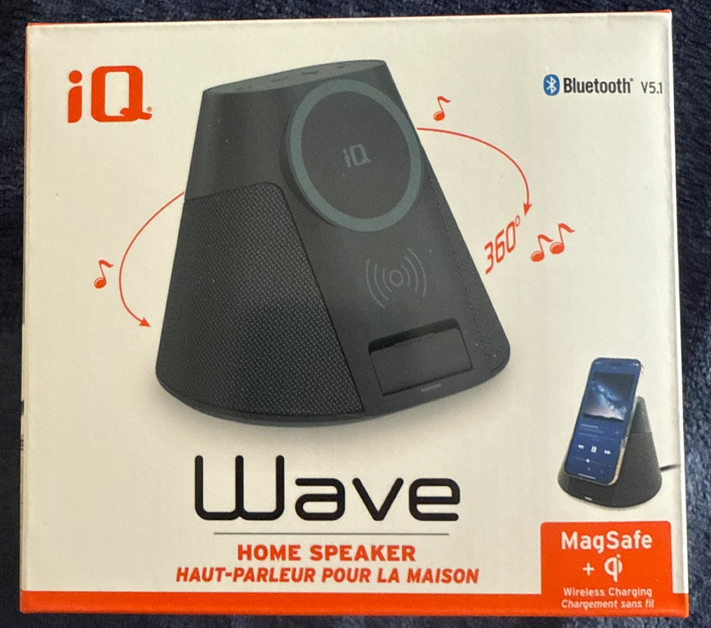 iQ Wave Home Speaker with MagSafe Wireless Charging