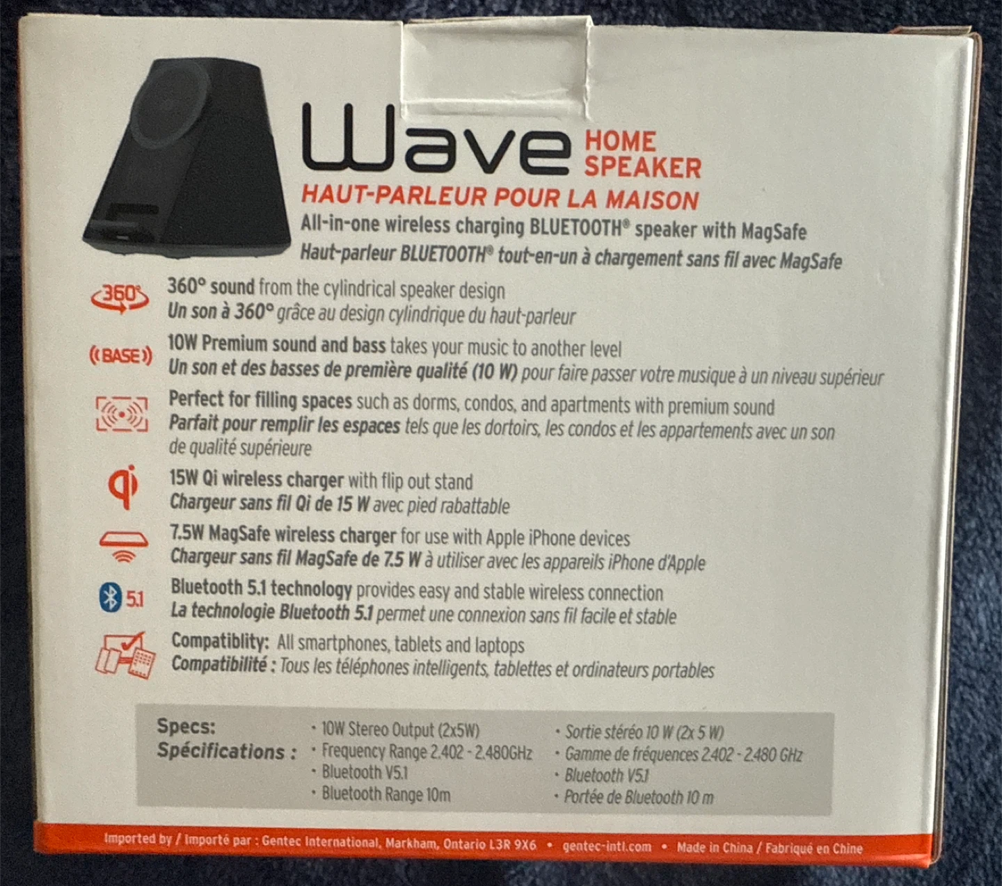 iQ Wave Home Speaker with MagSafe Wireless Charging - photo 3