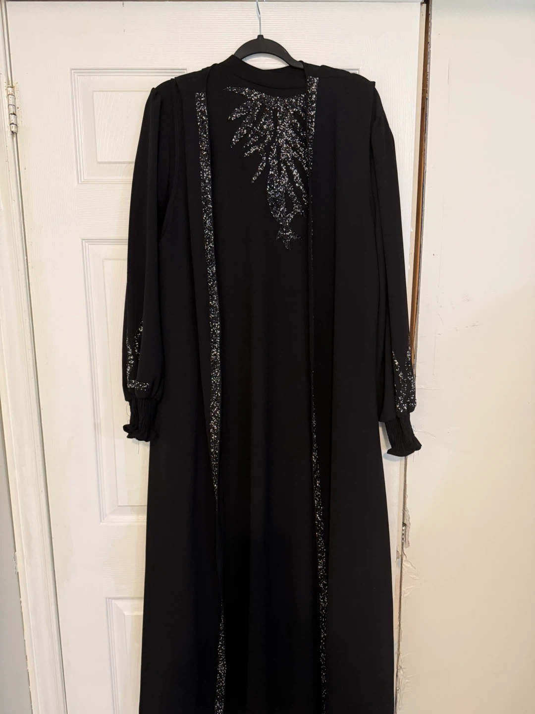 Black beaded Abaya Dress - photo 5