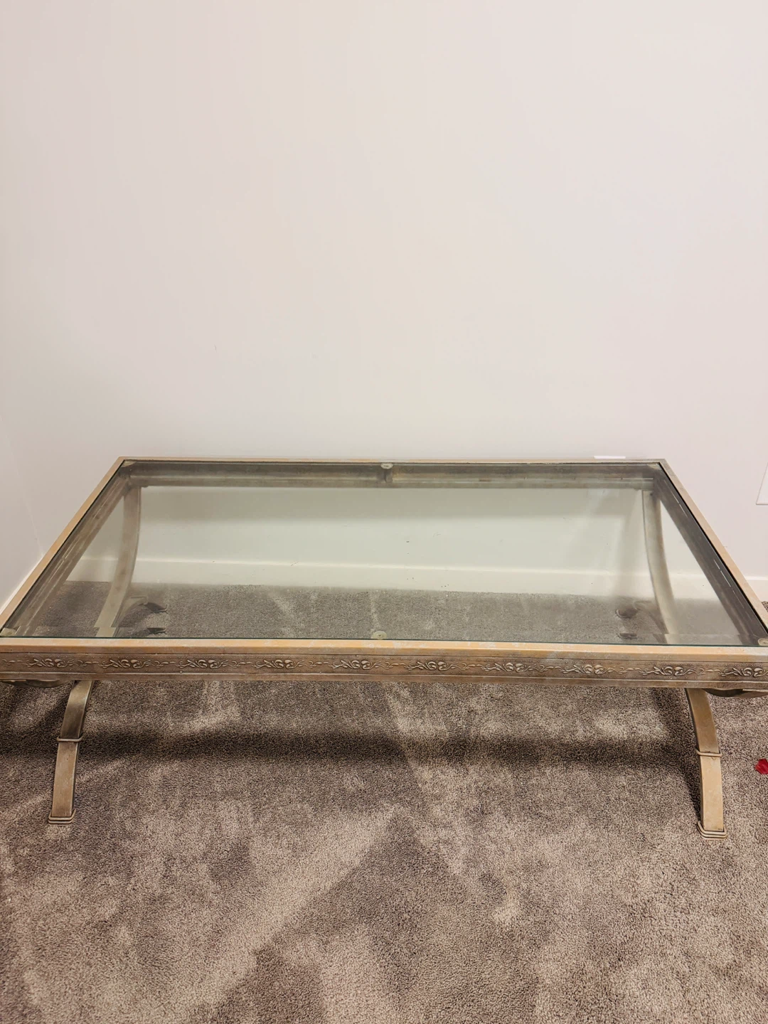 Glass Top Coffee Table - 71cm Wide - photo 2